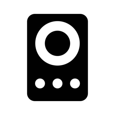 Uzaktan kumanda simgesi. Operasyon simgesi. Düzenlenebilir vektör.