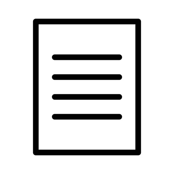 Значок Бизнес Документа Файл Редактируемый Вектор — стоковый вектор