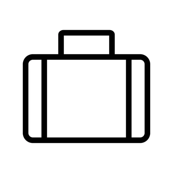 シンプルなビジネスバッグアイコン コンピュータ バッグだ 編集可能なベクトル — ストックベクタ