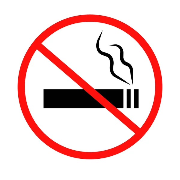 Smoking Area Sign Tobacco Prohibited Editable Vector — Stock Vector