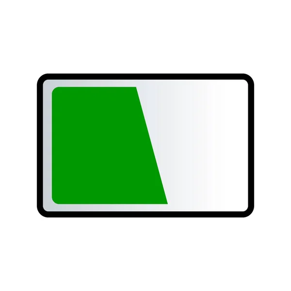 Ícone Cartão Moderno Pagamento Electrónico Vetor Editável — Vetor de Stock