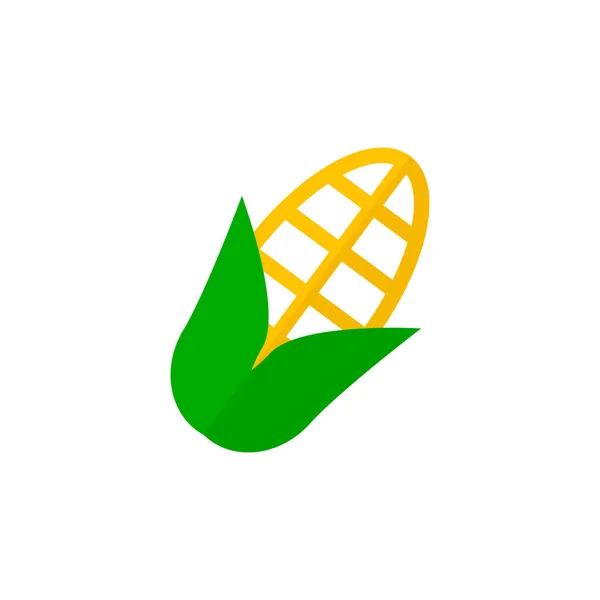 Icône Maïs Récolte Maïs Vecteur Modifiable — Image vectorielle
