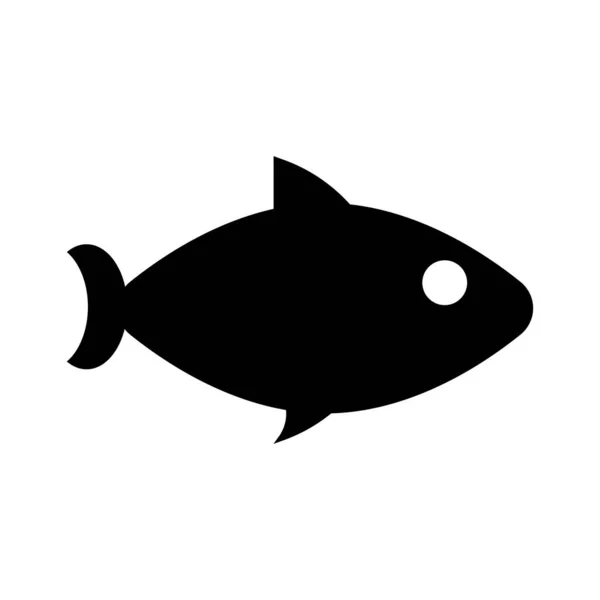 stock vector Fish silhouette icon. Fish dish. Editable vector.