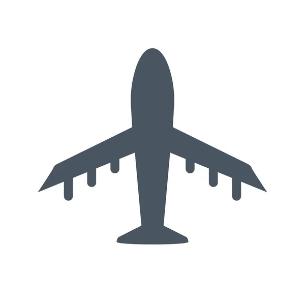 Vliegtuig Luchtverkeer Passagiersvliegtuig Luchtvaartmaatschappij Bewerkbare Vector — Stockvector