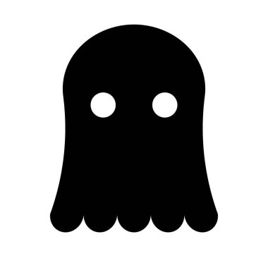 Hayalet ve ruh. Ölü ruh. Ruh. Düzenlenebilir vektör.