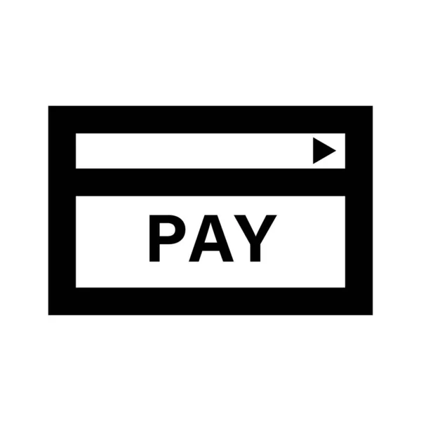 カードの支払いアイコン カード決済方法 編集可能なベクトル — ストックベクタ