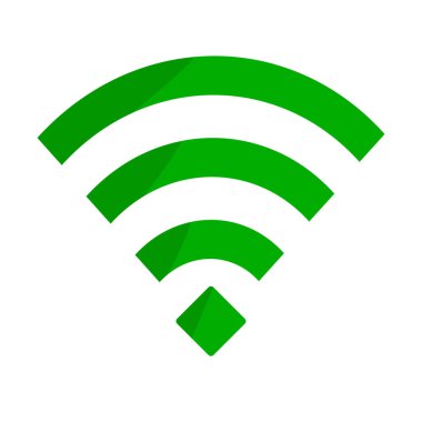 Kablosuz internet, Wifi simge vektörü. Düzenlenebilir vektör.