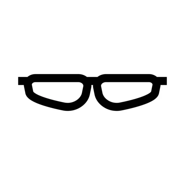 Gafas Sol Accesorios Verano Gafas Vector Editable — Vector de stock