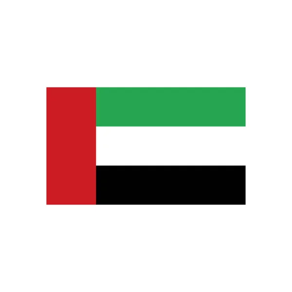 Flaga Zjednoczonych Emiratów Arabskich Wektor Edytowalny — Wektor stockowy