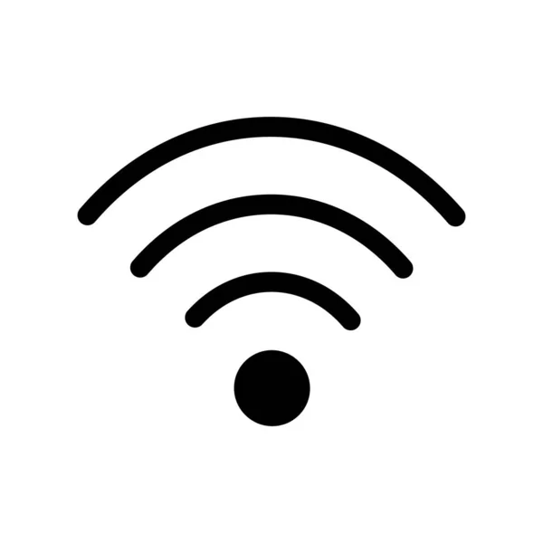 Symbol Symbol Mobilnego Internetu Sieć Wektor Edytowalny — Wektor stockowy