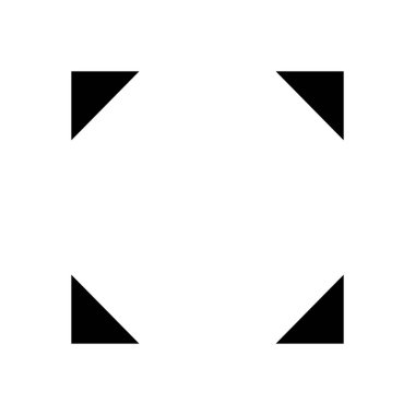 Kare simgesini tara. Veri okuma çerçevesi. Düzenlenebilir vektör.