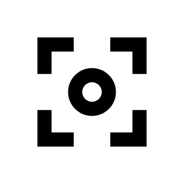 Veri tarama simgesi. Tespit. Düzenlenebilir vektör.