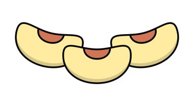 Düz dizayn soya fasulyesi ikonu. Düzenlenebilir vektör.