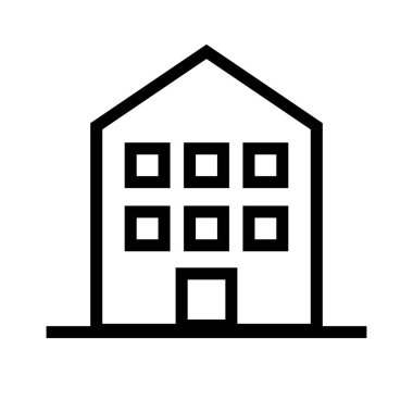 Pencereli ikon inşa ediliyor. Düzenlenebilir vektör.