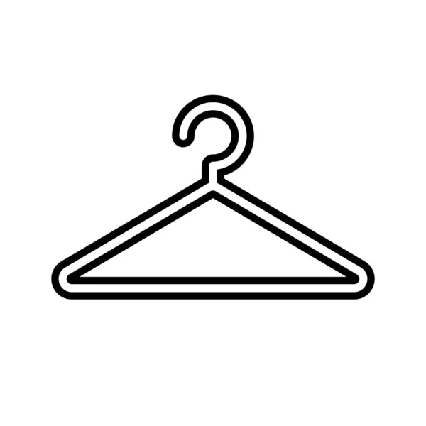 stock vector Hanger line icon. Clothing hanger. Editable vector.