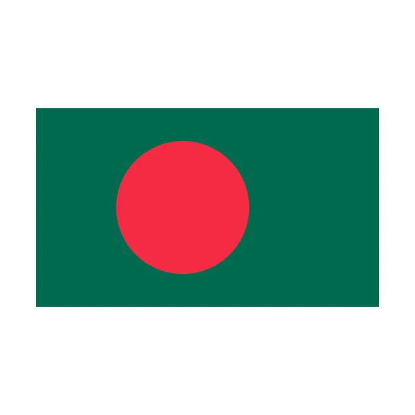 Bangladesh Flagga Ikon Islam Redigerbar Vektor — Stock vektor