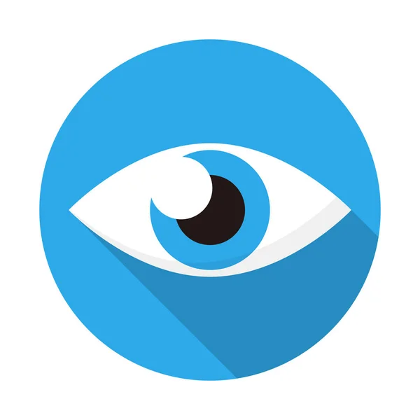 Modern Blue Eye Shadow Icon Editable Vector — Stock Vector