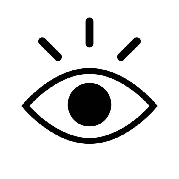 Піктограма Поп Ока Зауважте Акцентуйте Реакція Очей Змінити Вектор — стоковий вектор