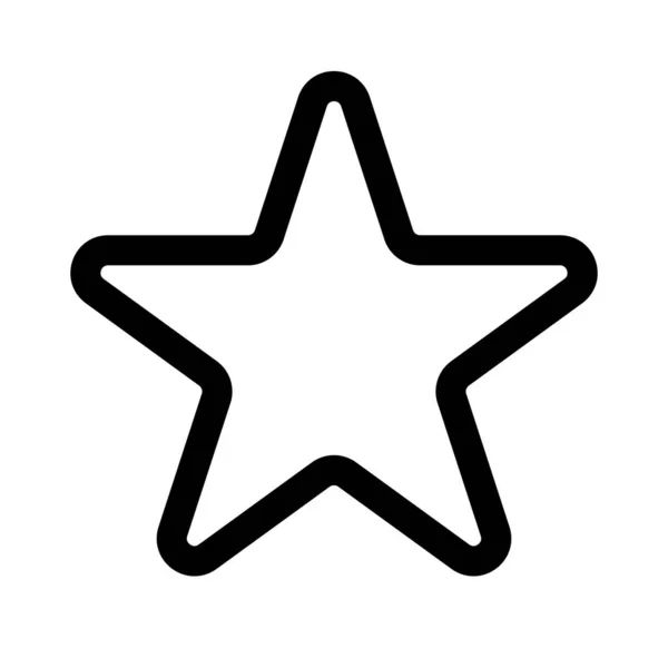 stock vector Star-shaped icon. Favorites mark. Editable vector.