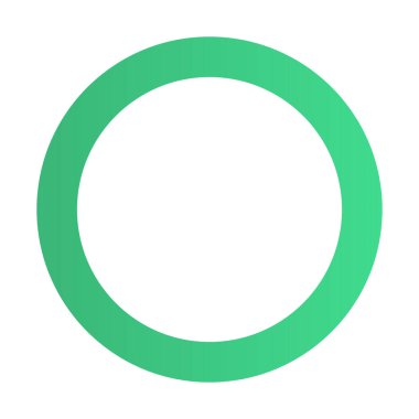 Doğru daire işareti simgesi. Düzenlenebilir vektör.