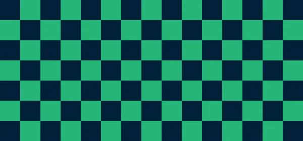 Groene Zwarte Check Patroon Achtergrond Bewerkbare Vector — Stockvector
