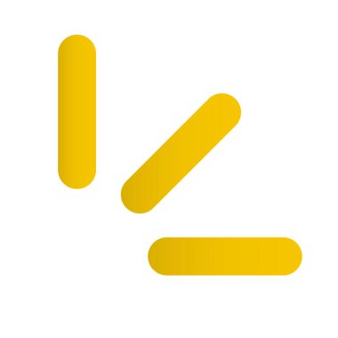 Düz tasarım vurgu simgesi. Düzenlenebilir vektör.