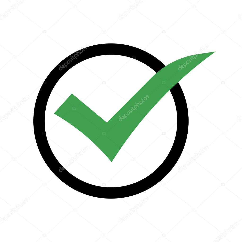 Emphasis pop check box icon. Editable vector.