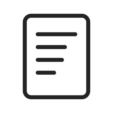 Dijital dosya simgesi. Dijital veri. Düzenlenebilir vektör.