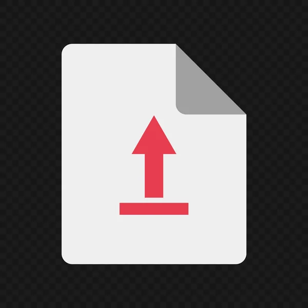 File Upload Icon File Data Upload Editable Vector — Stock Vector