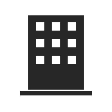 Siluet simgesi oluşturuluyor. Kule siluet simgesi. Düzenlenebilir vektör.