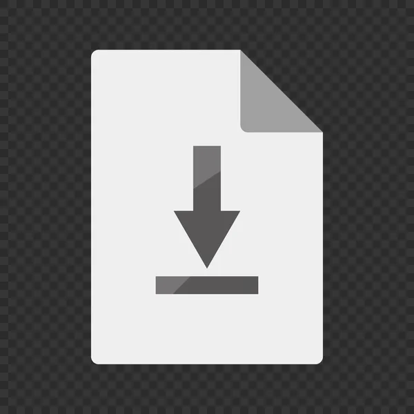 Télécharger Icône Fichier Isolé Sur Fond Transparent Vecteur Modifiable — Image vectorielle