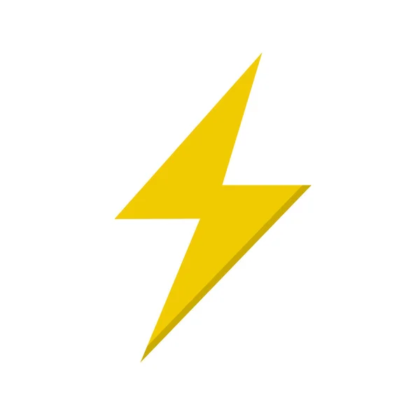 Icono Energía Eléctrica Diseño Plano Vector Editable — Vector de stock