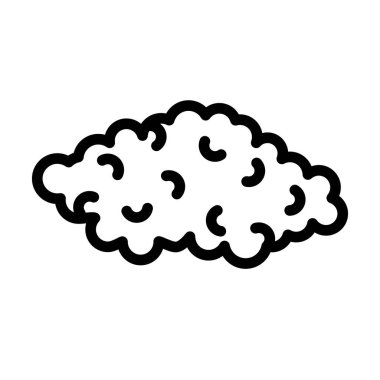 Basit kağıt hamuru ikonu. Düzenlenebilir vektör.