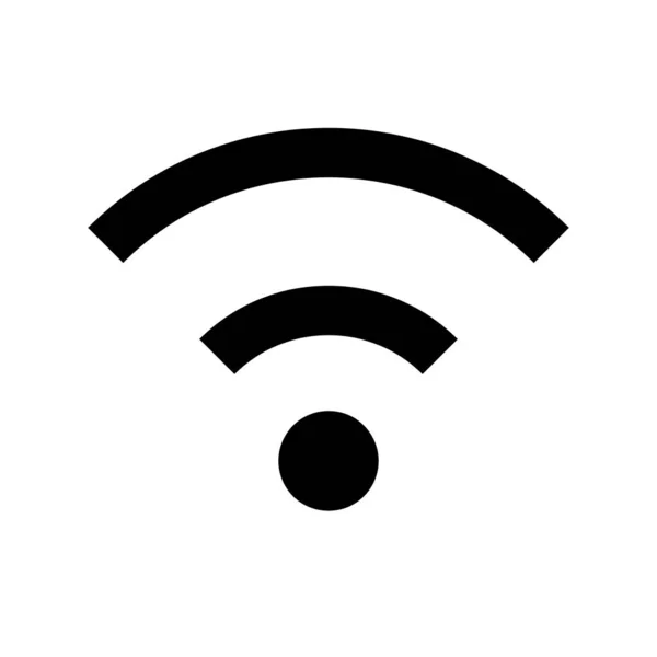 Fi无线电波图标 互联网通讯图标 可编辑矢量 — 图库矢量图片
