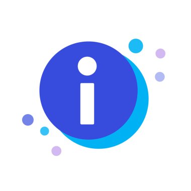 Şık bilgi simgesi. İmdat simgesi. Düzenlenebilir vektör.