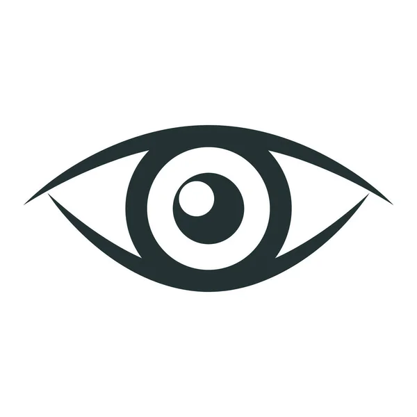 Augenzwinkern Blick Editierbarer Vektor — Stockvektor
