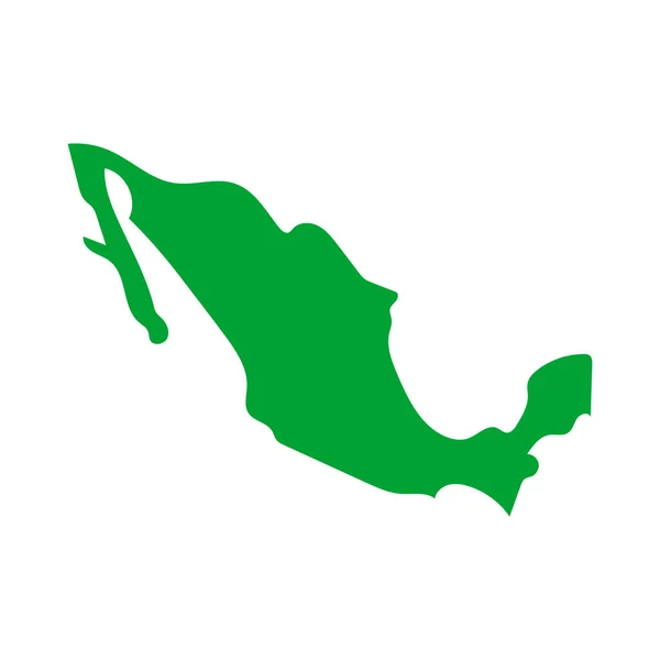 Simple Icono Mapa México Vector Editable — Archivo Imágenes Vectoriales