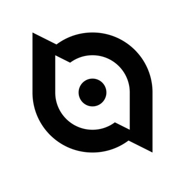 Basit bir tayfun ikonu. Kasırga ikonu. Doğal afet. Düzenlenebilir vektör.