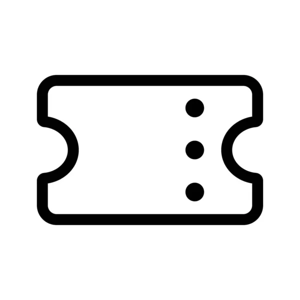 Плоский Дизайн Простий Значок Квитка Змінити Вектор — стоковий вектор