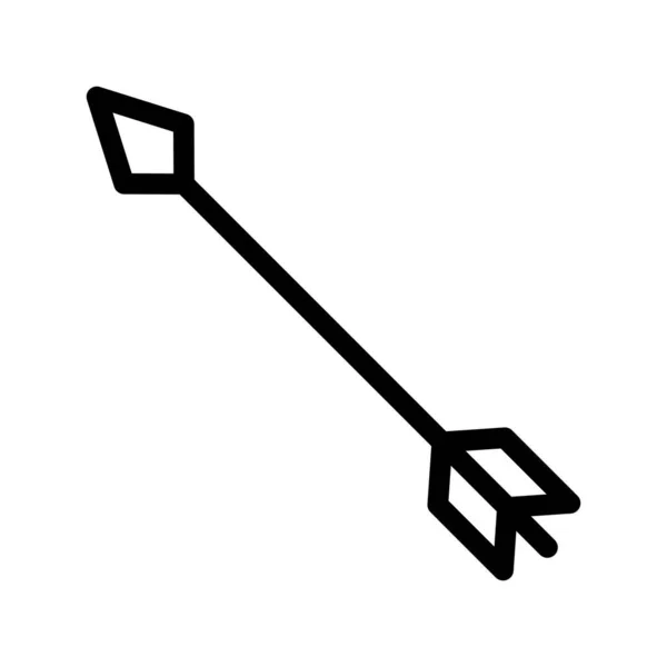 简单的弓箭图标 可编辑矢量 — 图库矢量图片