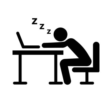 Siluet simgesini kesen kişi. Düzenlenebilir vektör.