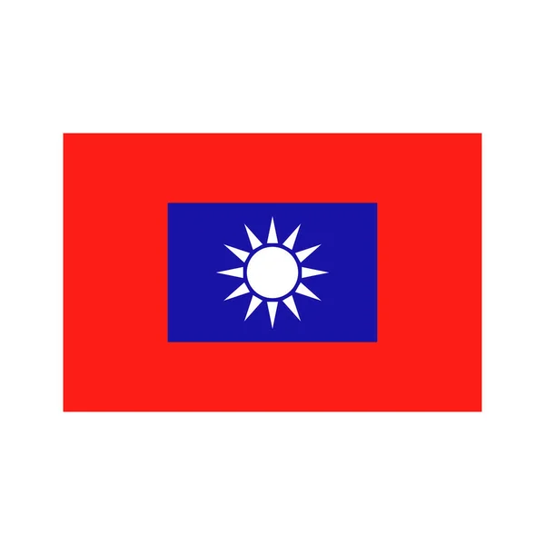 Σημαία Στρατού Της Δημοκρατίας Της Κίνας Επεξεργάσιμο Διάνυσμα — Διανυσματικό Αρχείο