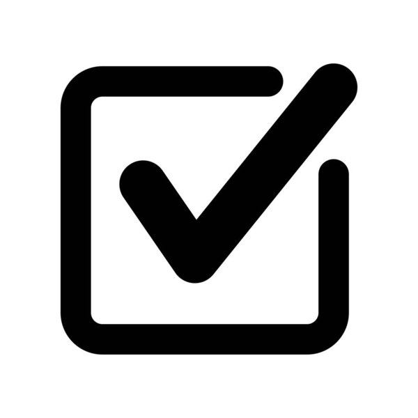 Чекбокс Контрольная точка. Редактируемый вектор.