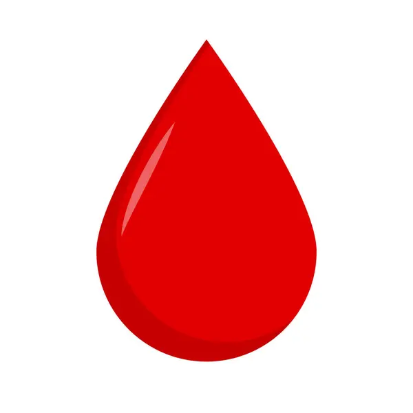 Düz dizayn kan ikonu. Lanet olsun. Düzenlenebilir vektör.