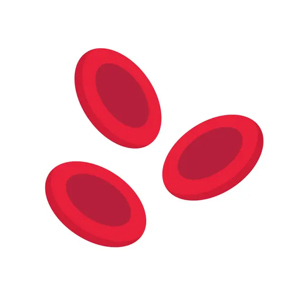 Symbole Roter Blutkörperchen Erythrozyten Symbol Editierbarer Vektor Stockillustration