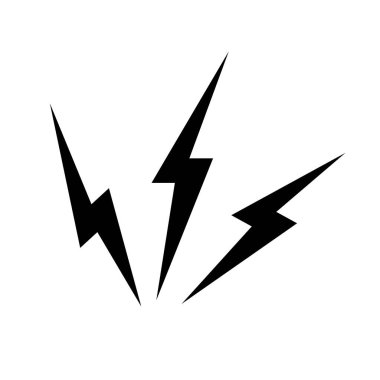 Şok ikonu. Etki simgesi. Düzenlenebilir vektör.