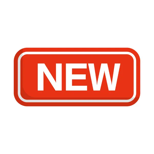 Yeni bir simge. Yeni ürünler ve yeni ögeler simgesi. Düzenlenebilir vektör.