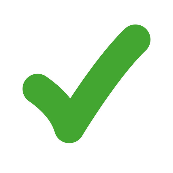 Значок отметки подчеркивания. Вывеска завершена. Редактируемый вектор.