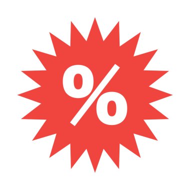 Vurgulanmış yüzde ikon. Vurgulanmış yüzde. Düzenlenebilir vektör.