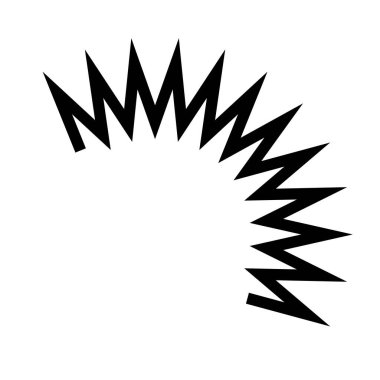 Sürpriz vurgu, siluet simgesi. Tepki simgesi. Düzenlenebilir vektör.